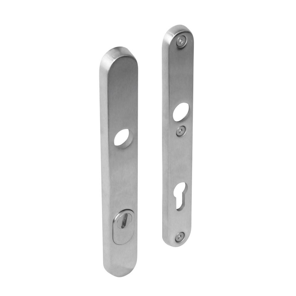Intersteel SKG3 smalschilden doorgaand profielcilindergat 92mm met kerntrek beveiliging RVS