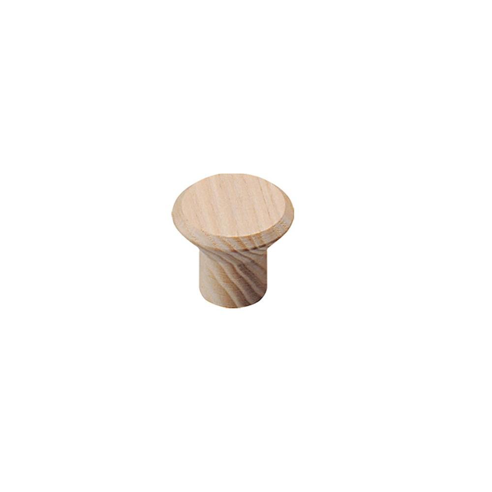 Intersteel Knop 32mm taps essenhout