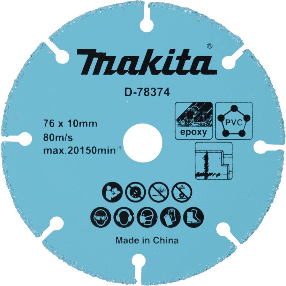 Makita D-78374 Doorslijpschijf 76 mm 1 stuk(s)