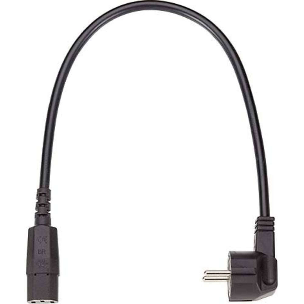 Bachmann 3561723 Apparaat (koud) Aansluitkabel Zwart 1.50 m