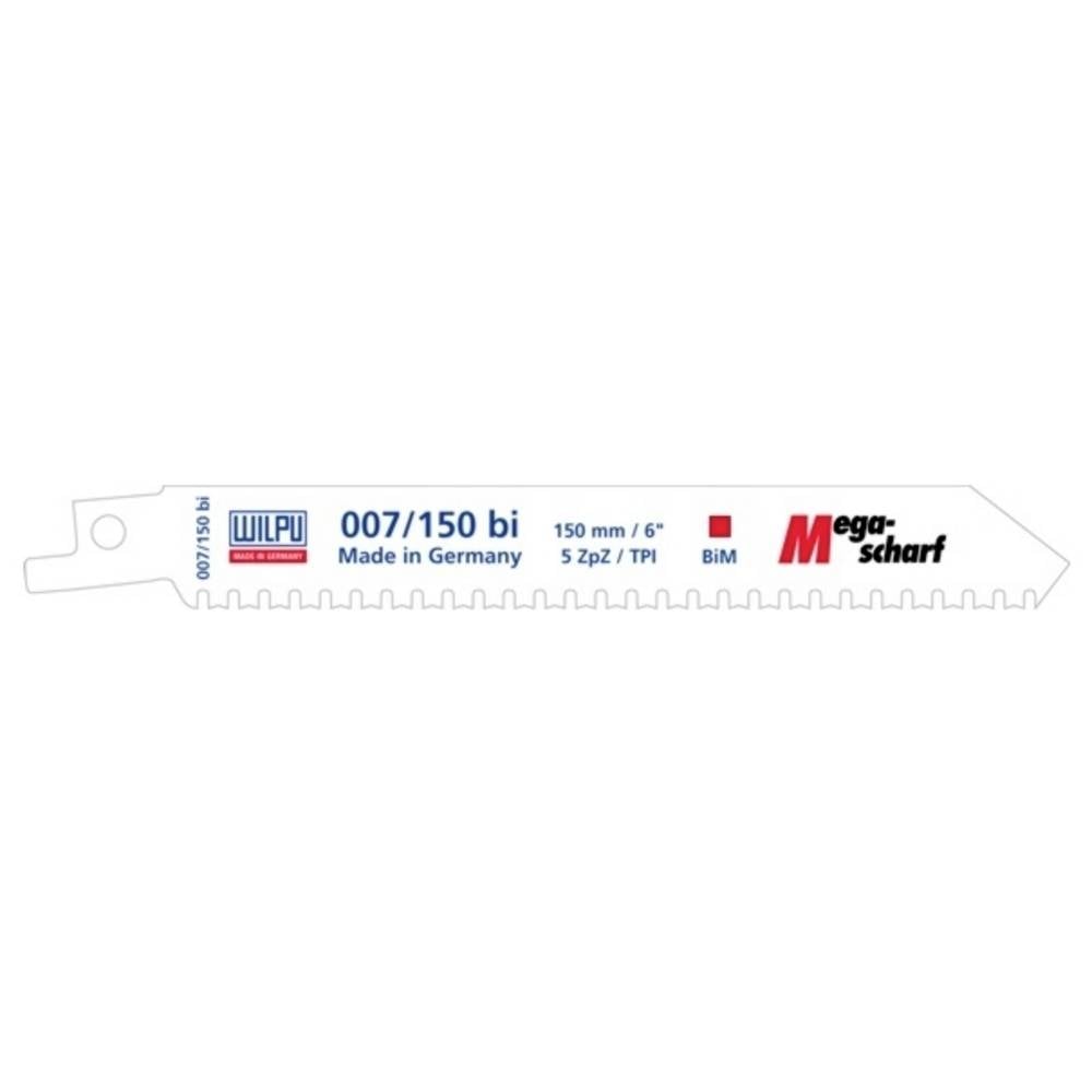 Alarm Werkzeuge 56060040 HSS bimetaal-reciprozaagblad, M-vertanding 5TPI L. 20,5 mm 1 stuk(s)