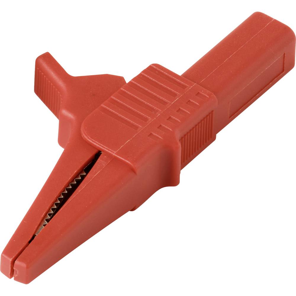 VOLTCRAFT MSK-125 rot Krokodillenklem Steekaansluiting 4 mm CAT II 300 V Rood