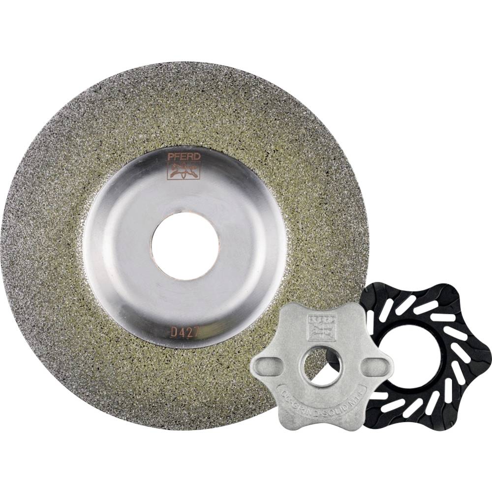 PFERD TOOLS 36611585 Diamantschijf Diameter 115 mm Boordiameter 22.23 mm Hardmetaal, Superlegeringen op nikkel- of titaanbasis, Technisch keramiek, IJzerslag 1