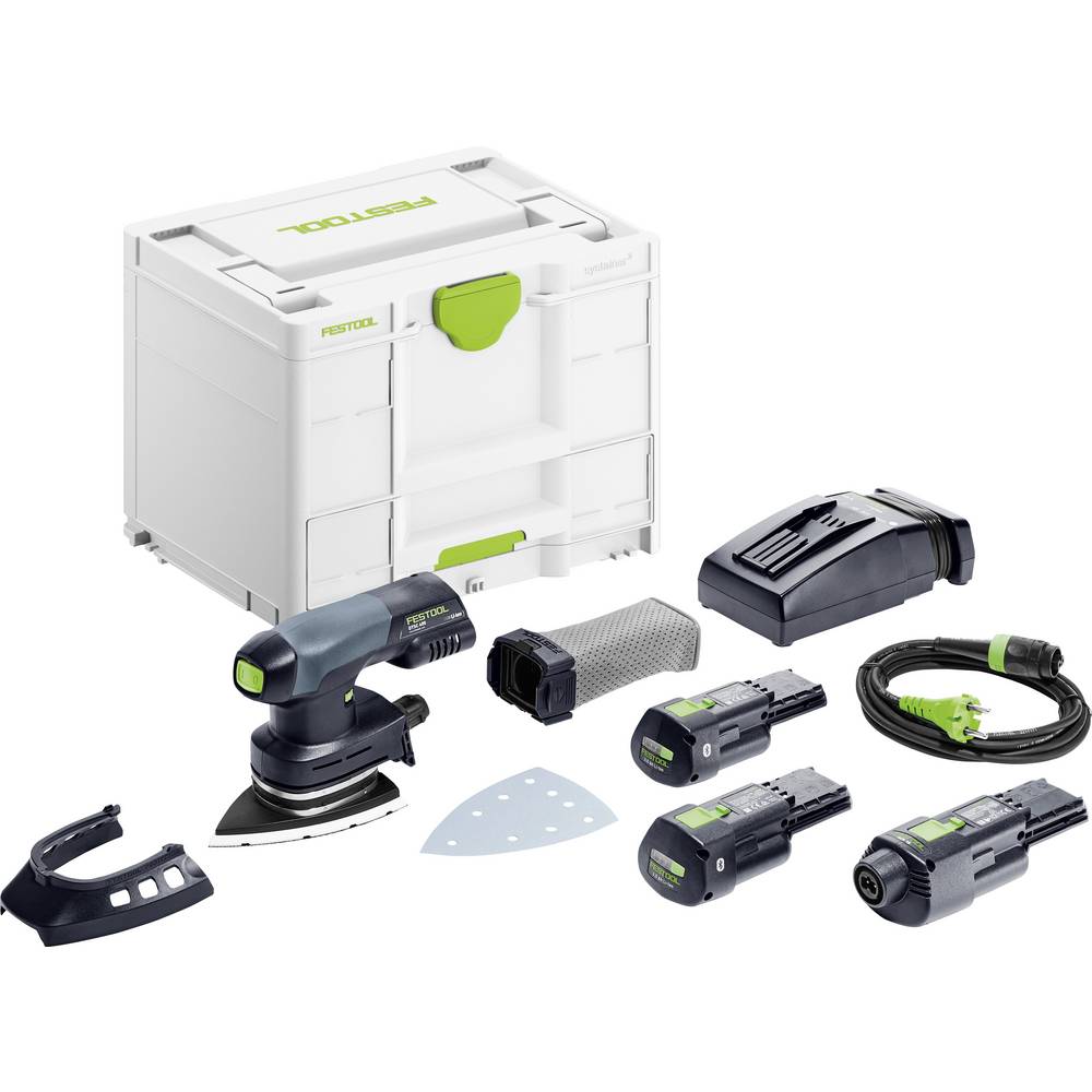 Festool DTSC 400 3,0 I-Set 578138 Accu-deltaschuurmachine Incl. accu, Incl. lader 18 V 3.00 Ah 100 x 150 mm