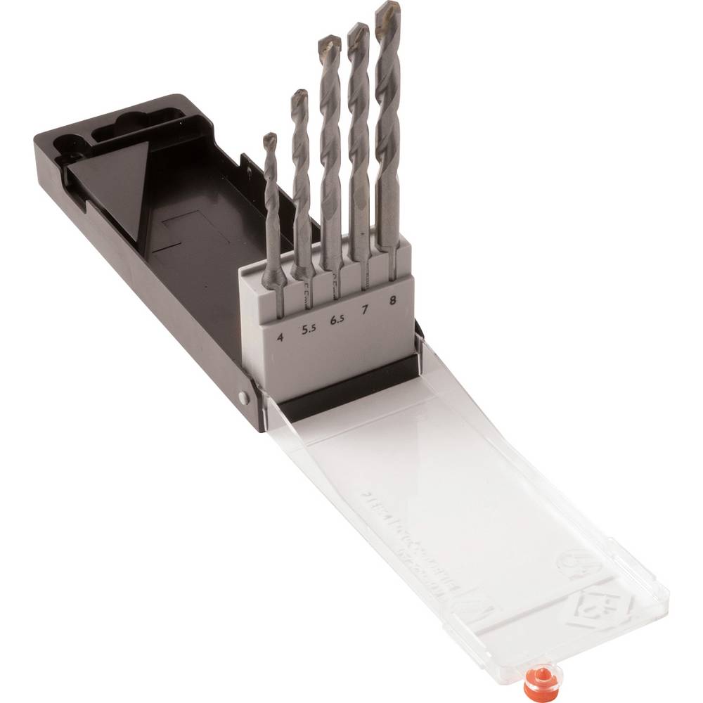 C.K T3111A Staal Boorset 4 mm, 5.5 mm, 6.5 mm, 7 mm, 8 mm 5 stuk(s)