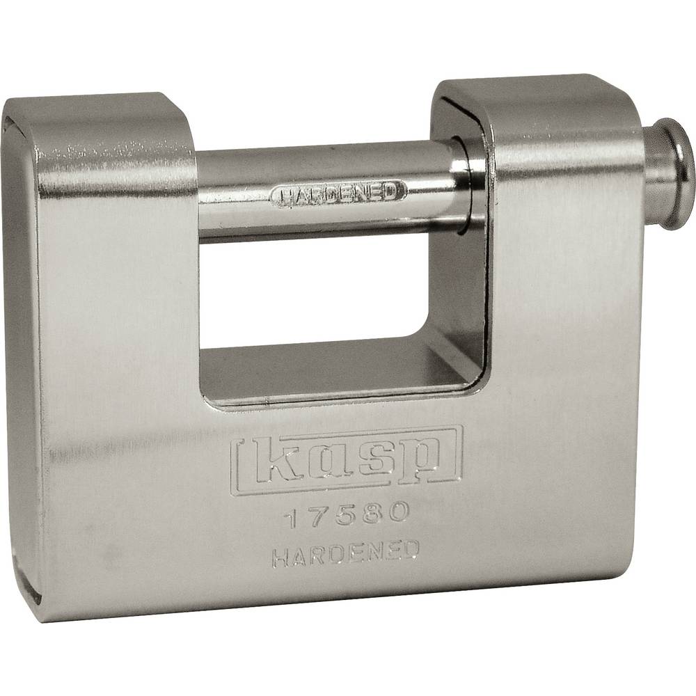 Kasp K17580A1 80 mm Gelijksluitend Chroom Sleutelslot