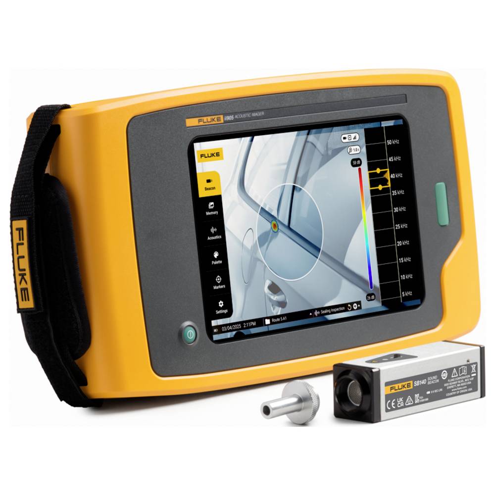 Fluke II905/SB140 Geluidscamera Kleurenscherm 15.4 - 115.2 dB 2 Hz - 52 Hz USB-C, WiFi