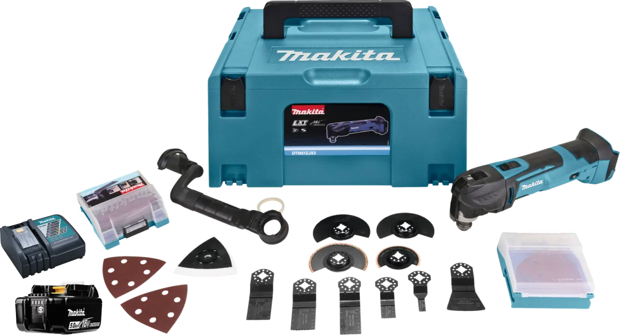 Makita DTM51ZJX3 5,0 Ah Accu Starterspakket