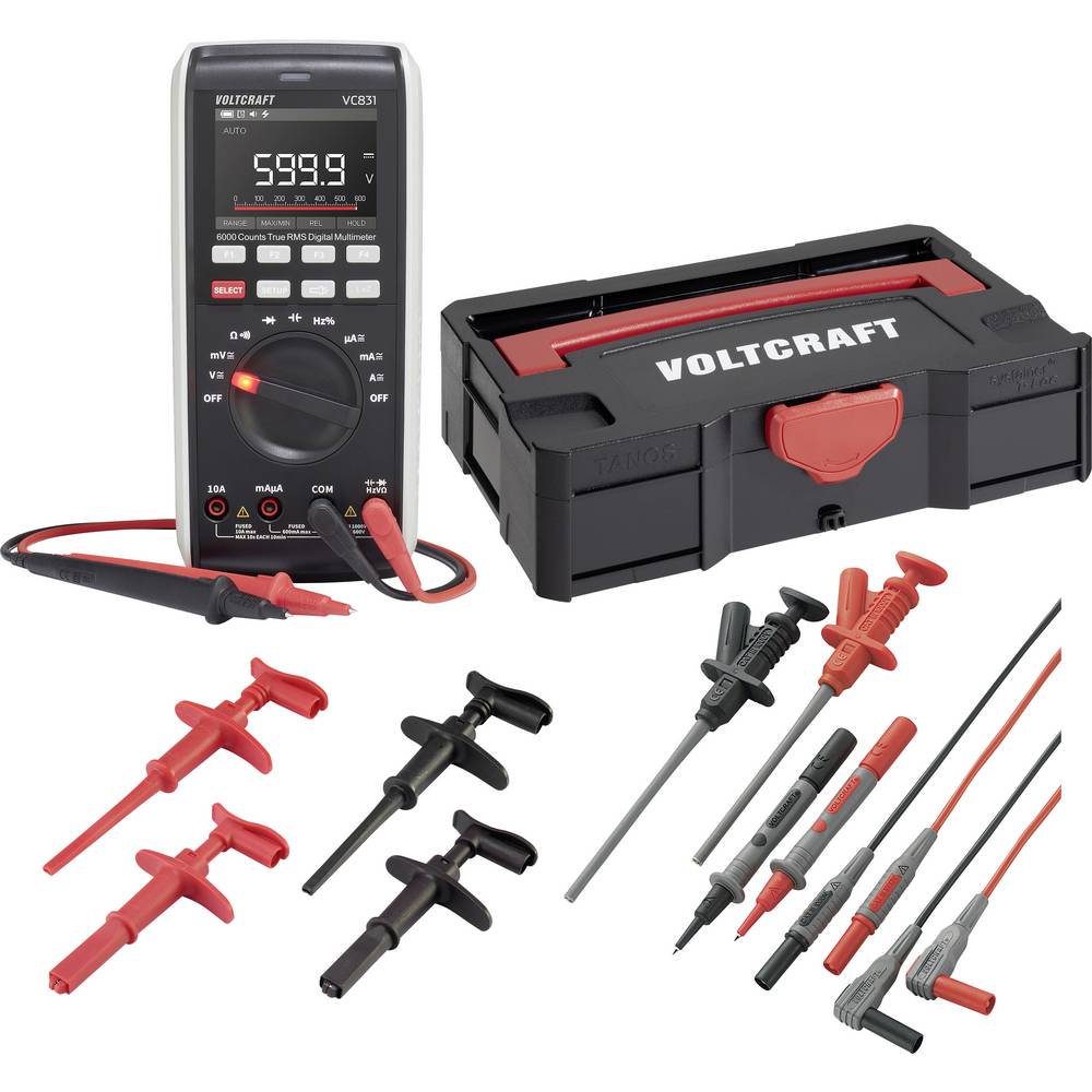 VOLTCRAFT Multimeter Digitaal CAT III 1000 V, CAT IV 600 V Weergave (counts): 6000