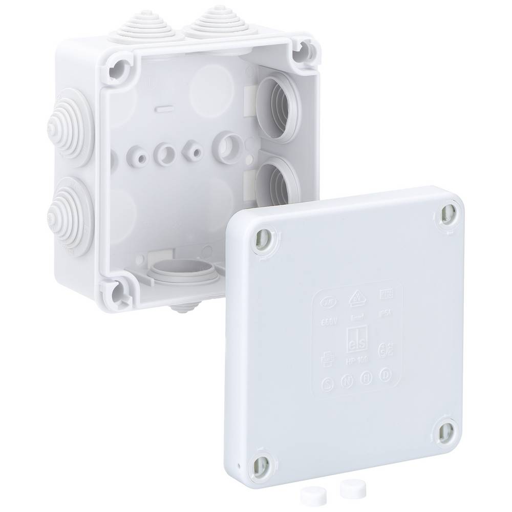 Spelsberg HP 100-L Verbindingsdoos (l x b x h) 113 x 113 x 58 mm Grijs IP55 1 stuk(s)