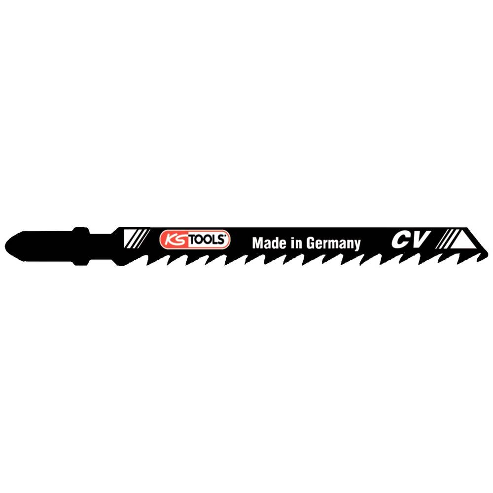 KS Tools 1293104 Decoupeerzaagblad, CV, 100 mm, 4 mm, T144D, Verpakking van 5 stuks 5 stuk(s)