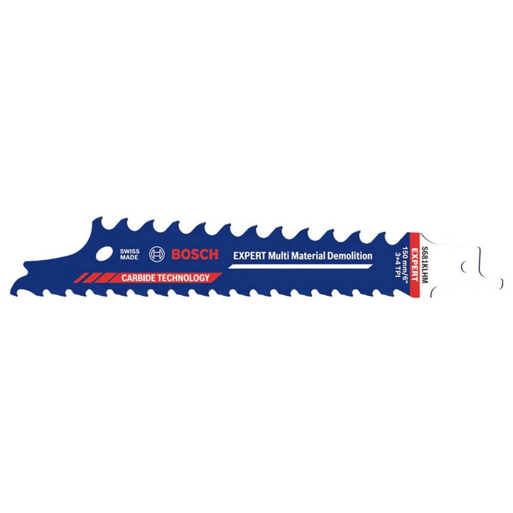 Bosch Accessories 2608901705 EXPERT Multi Material Demolition S681KLHM blad, 10-delig Zaagbladlengte 80 mm 10 stuk(s)