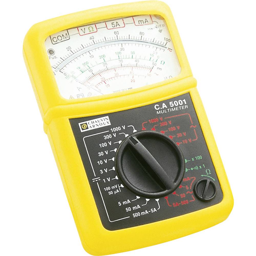 Chauvin Arnoux C.A 5001 Multimeter Analoog CAT III 600 V, CAT IV 300 V