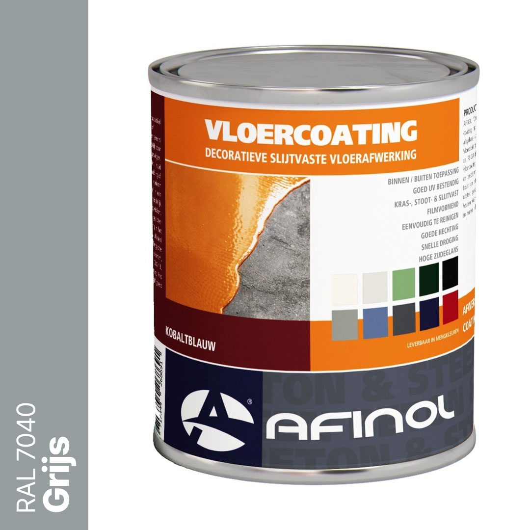 Afinol Vloercoating Grijs (RAL 7040) 750 ml
