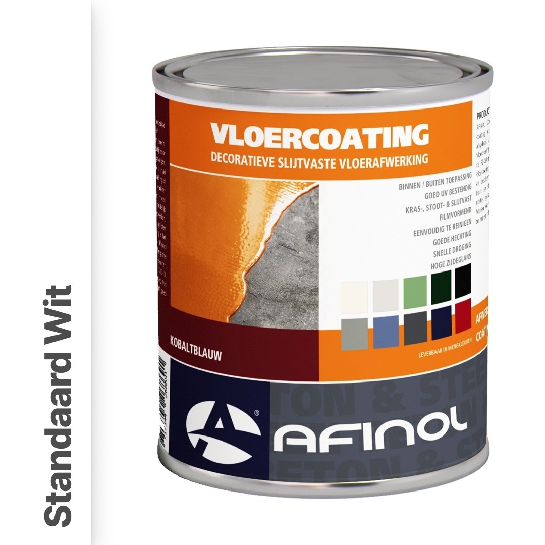 Afinol Vloercoating Standaard Wit (Witste kleur) 750 ml