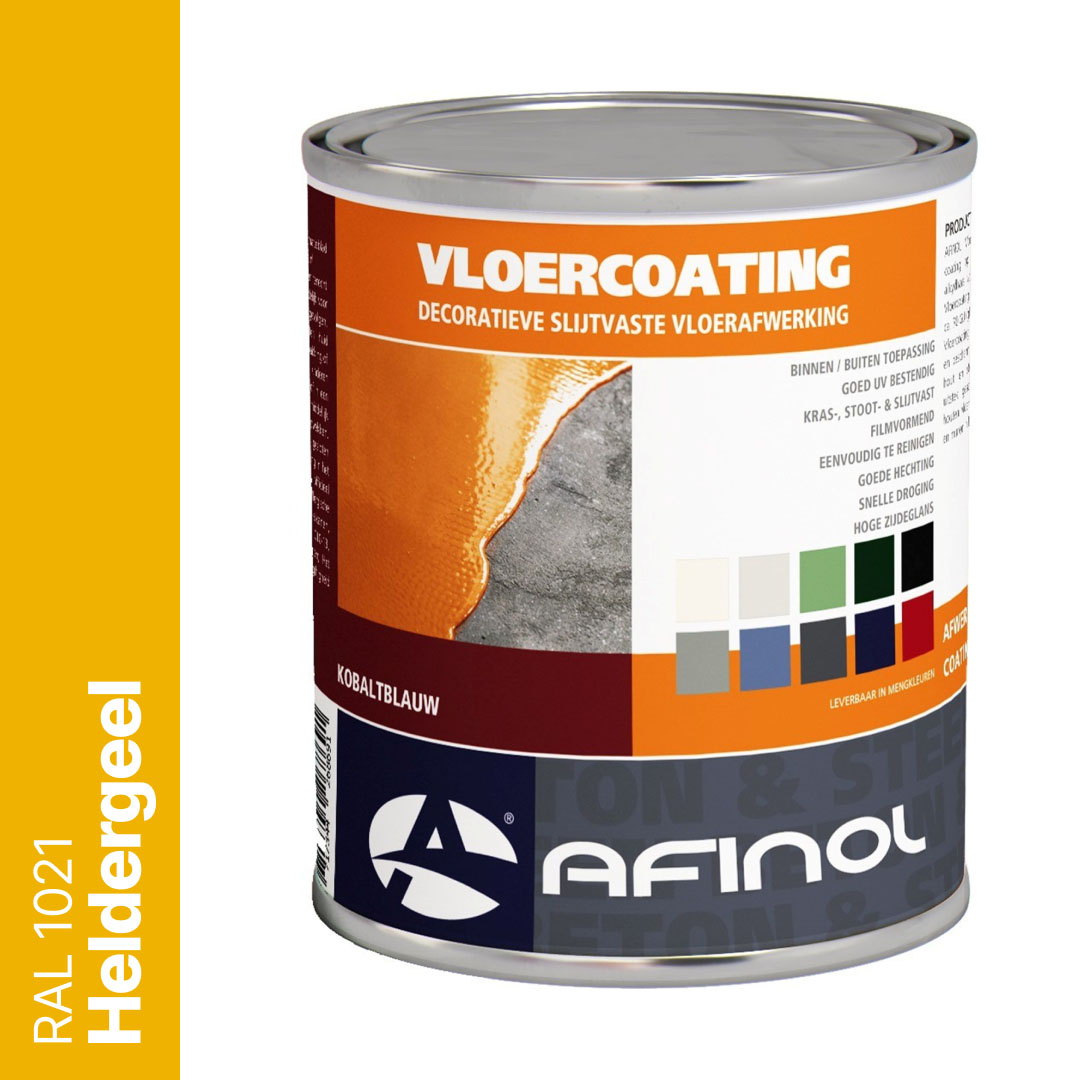 Afinol Vloercoating Heldergeel (RAL 1021) 750 ml