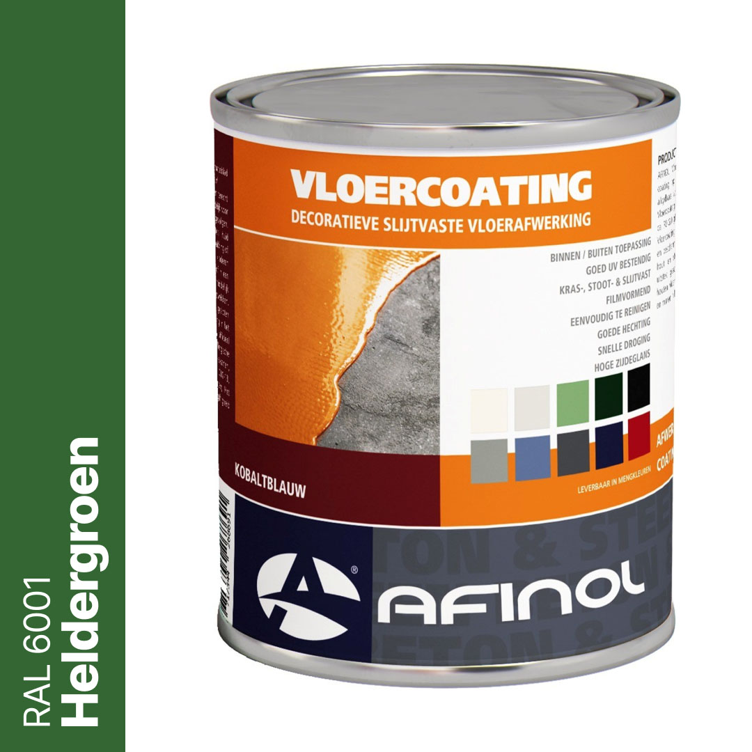 Afinol Vloercoating Heldergroen (RAL 6001) 750 ml