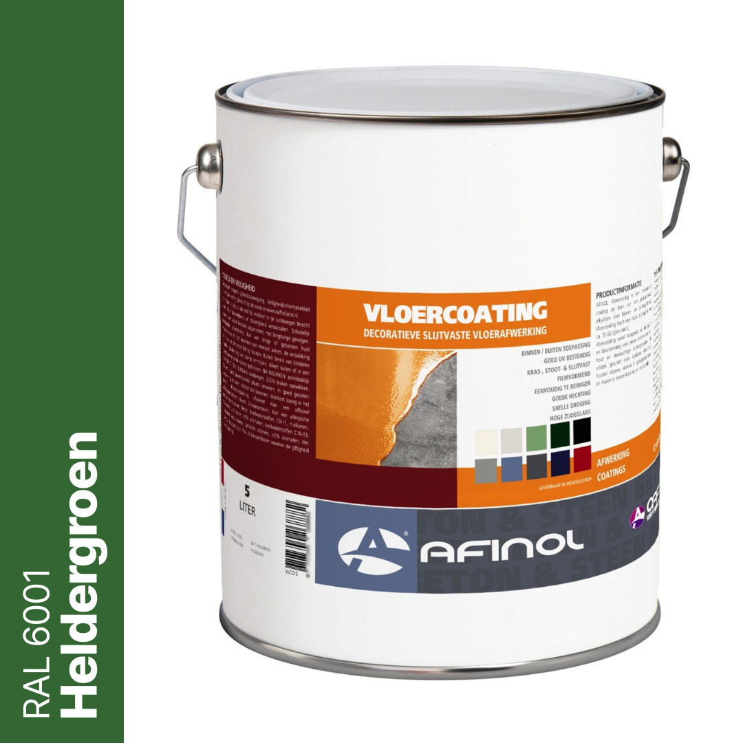 Afinol Vloercoating Heldergroen (RAL 6001) 5 liter