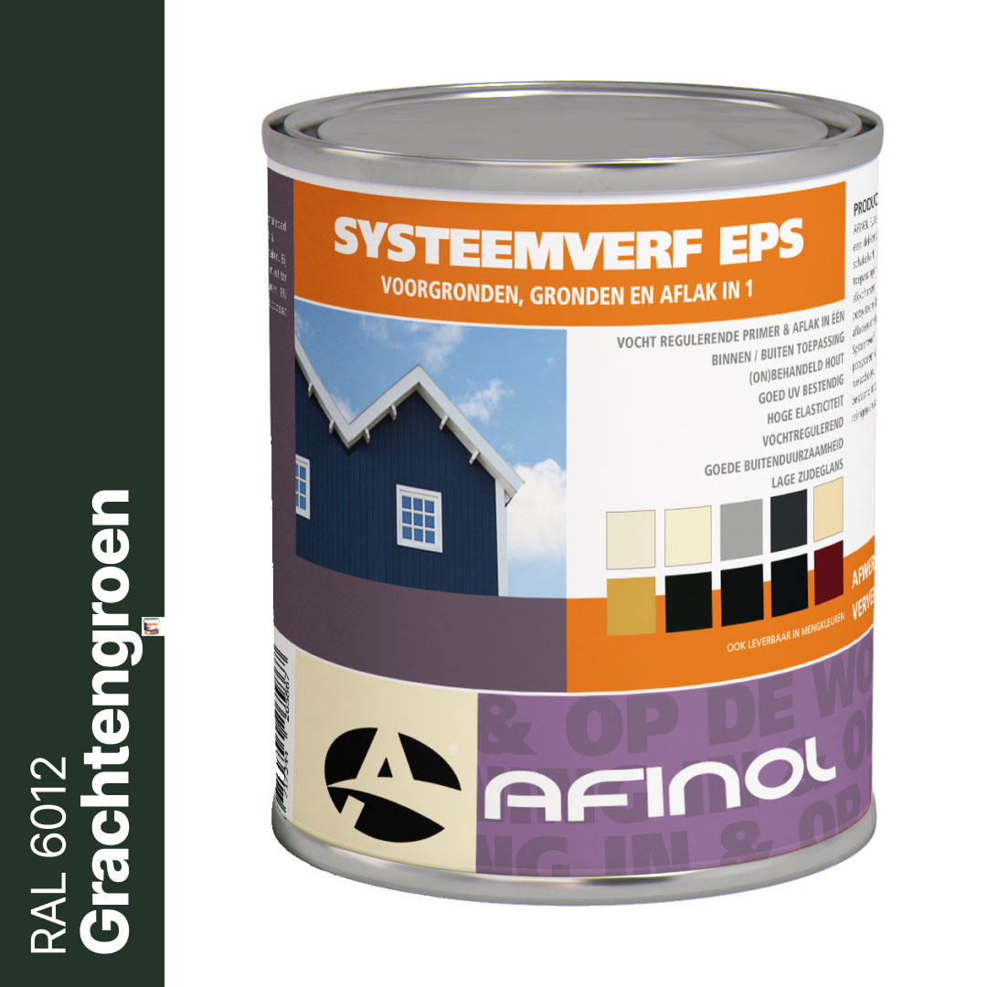 Afinol Systeemverf-Schakelverf Grachtengroen (RAL 6012) 750 ml