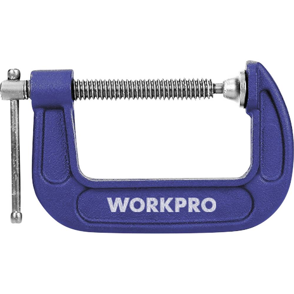 WorkPro WP232018 75 mm C-klem Spanbreedte (max.):75 mm Afmeting, lengte: 167 mm Afm. werkbereik:75 mm