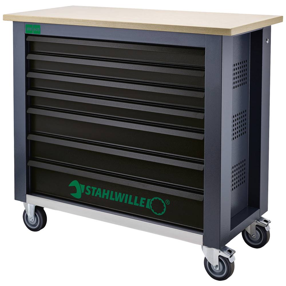 Stahlwille 85010625 Mobiele werkbank WB 625 met 7 XXL-lades (b x h x d) 1150 x 1045 x 500 mm
