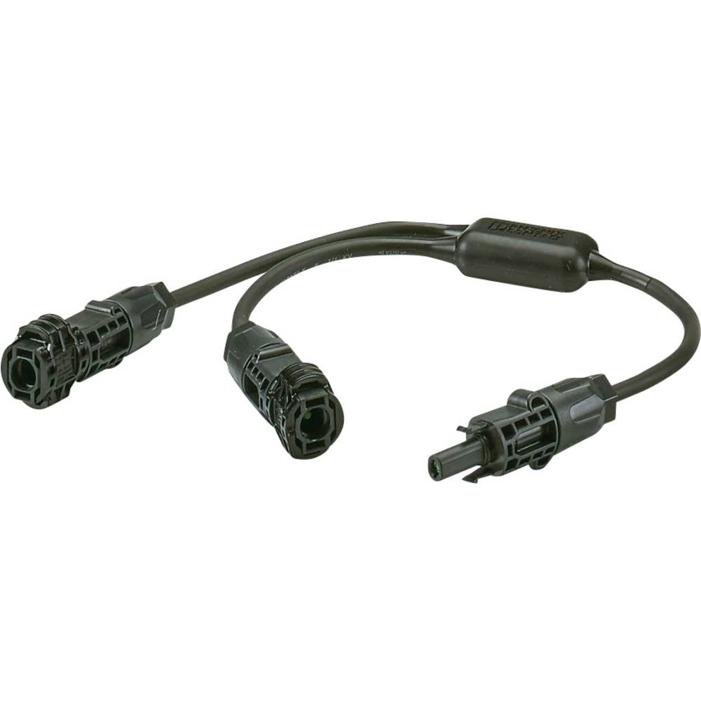 Phoenix Contact 1030650 PV-ED6/Y-120(1+/2-) Zwart Inhoud: 10 stuk(s)