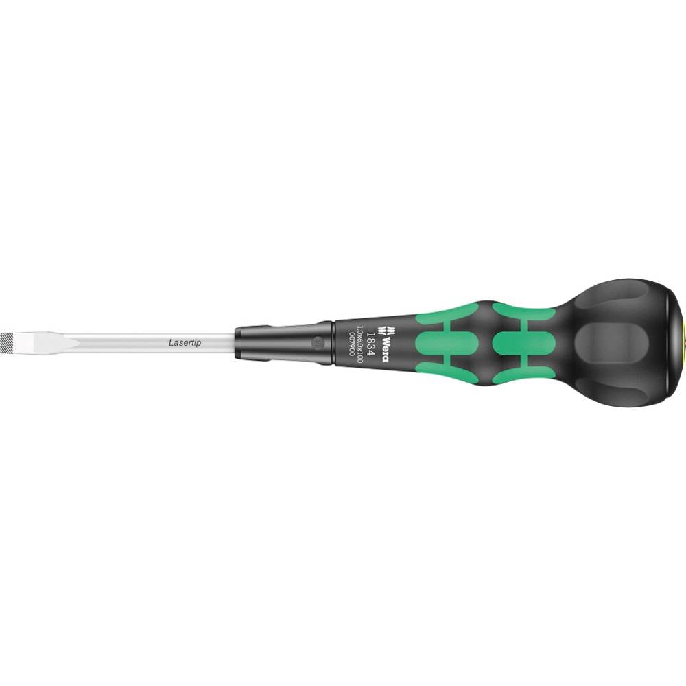 Wera 1834 Platte schroevendraaier Kopbreedte: 6 mm Koplengte: 70 mm