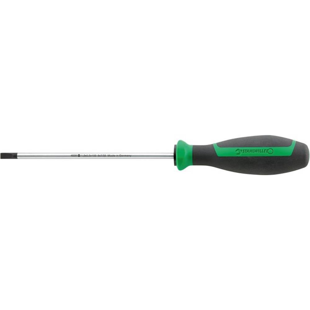 Stahlwille 4628 6 1,0X 5,5X200 ELEKTRIKERSCHRAUBENDREHER MIT DRALL GRIFF Platte schroevendraaier