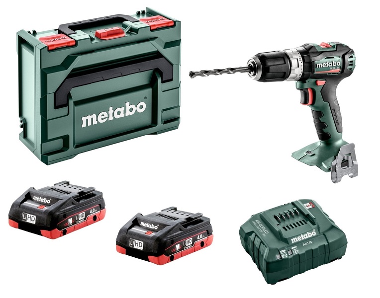 Metabo SB 18 L BL 18V LiHD Accu Klopboormachine Set (2x 4.0Ah Accu) In X - Koolborstelloos