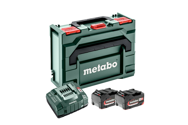 Metabo 685065000 18V Li-Ion Accu Starterset (2x 5.2Ah Li-Power Accu) + Lader In x