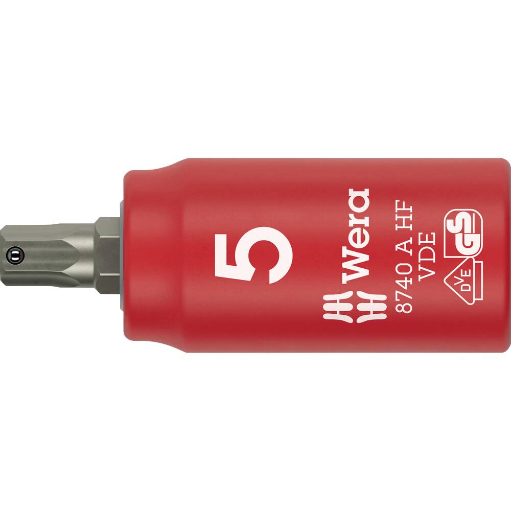 Wera 8740 A VDE HF 05005902001 Inbus Dopsleutelinzetstuk 5 mm