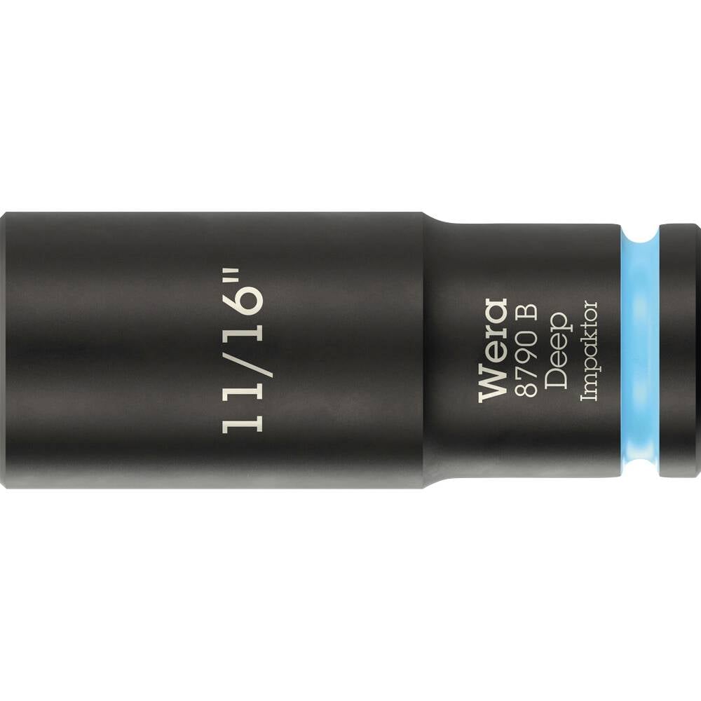 Wera 8790 B Impaktor Deep 05005571001 Dop (zeskant) Dopsleutelinzetstuk 11/16