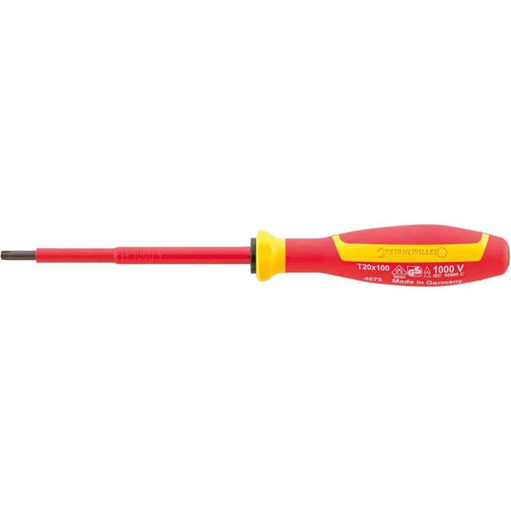 Stahlwille 4675 VDE T10 TX SCHRAUBENDREHER MIT DRALL GRIFF TX-schroevendraaier Grootte T 10 1 stuk(s)