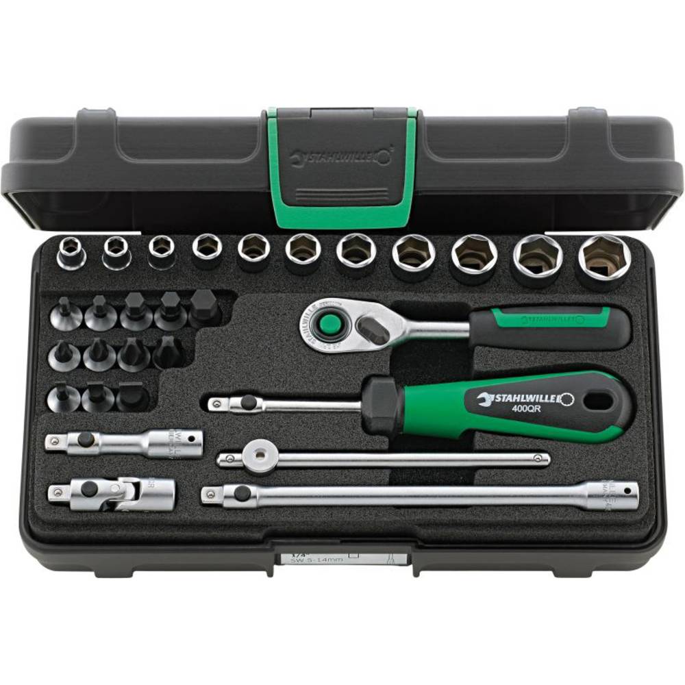 Stahlwille 40/23/6QR KN 96011137 Dopsleutelset 1/4 (6.3 mm)