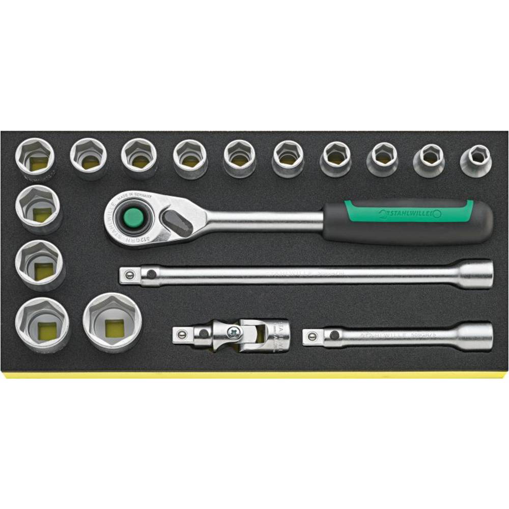 Stahlwille TCS 1/2 ZOLL 52/14/4 QR 96830352 Dopsleutelset