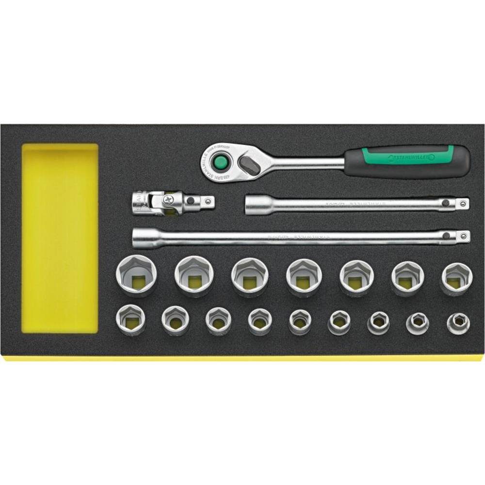 Stahlwille TCS 3/8 ZOLL 456/16/4 MF QR 96830371 Dopsleutelset