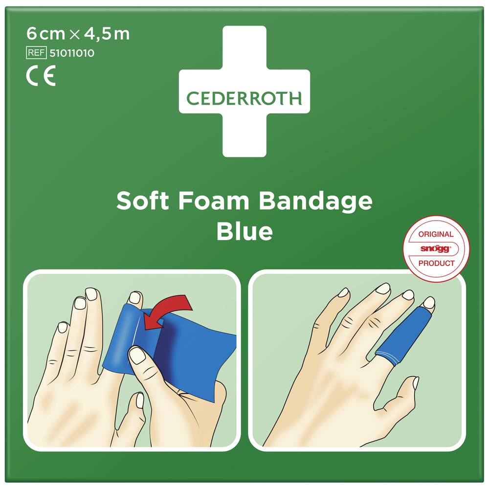 CEDERROTH 1009710 Verband 4.5 m x 60 mm