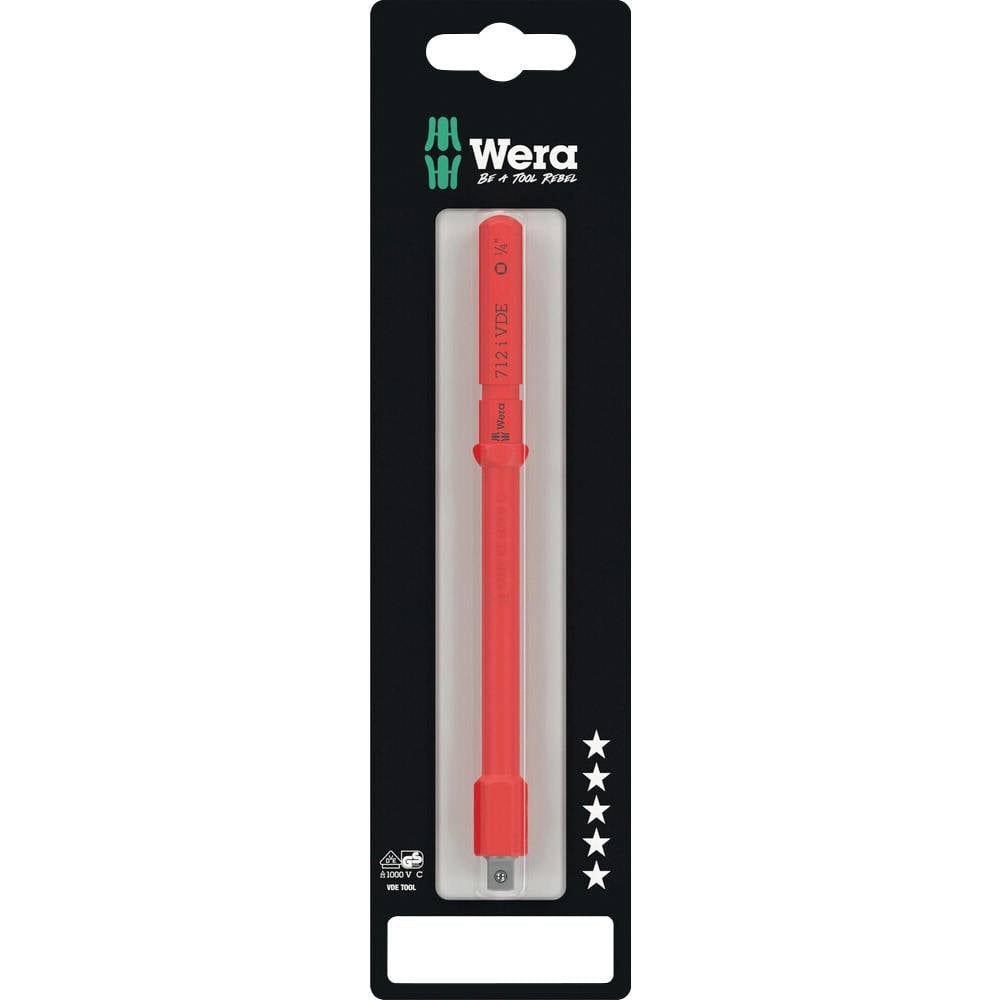 Wera Kraftform Kompakt A VDE 712 i SB Adapter mes VDE Koplengte: 154 mm