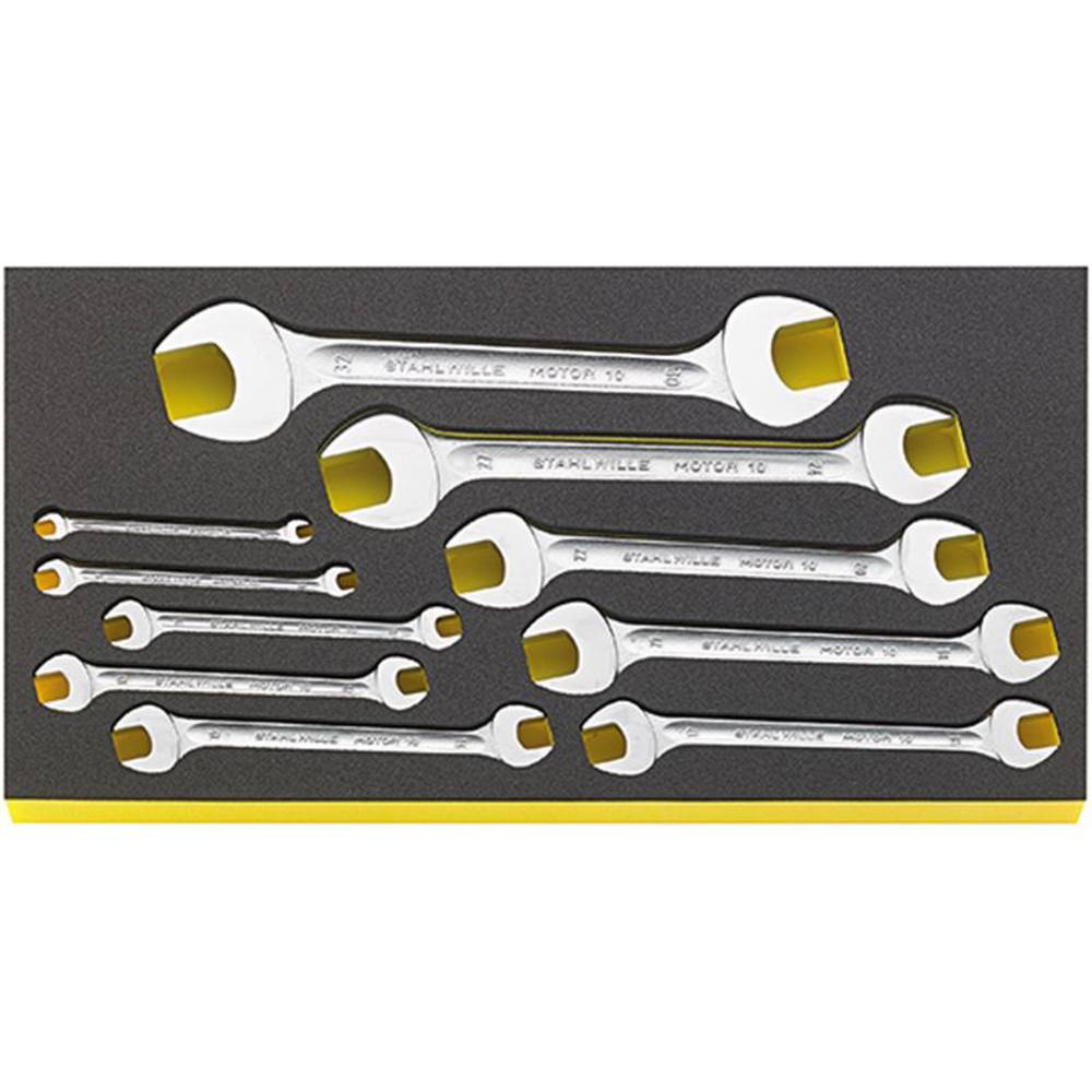 Stahlwille 96830120 TCS WT 10/10 6-32MM Dubbele steeksleutelset Sleutelbreedte (metrisch) 6 - 32 mm