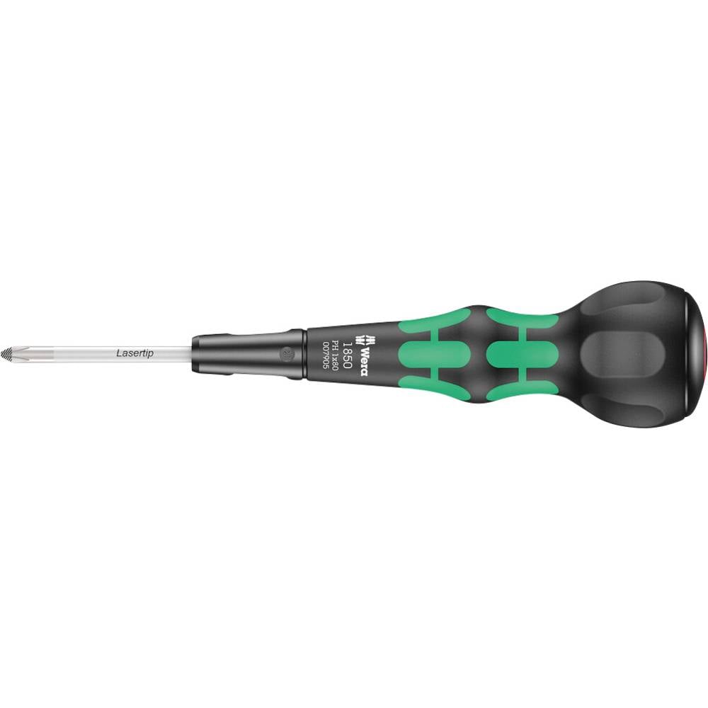 Wera 1850 PH 05007905001 Kruiskop schroevendraaier PH 1 Koplengte: 50 mm