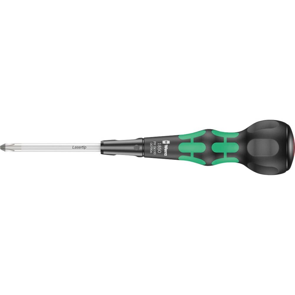 Wera 1850 PH 05007906001 Kruiskop schroevendraaier PH 2 Koplengte: 70 mm