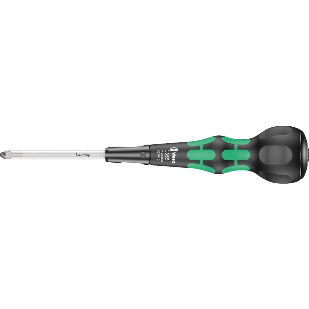 Wera 1855 PZ 05007910001 Kruiskop schroevendraaier PZ 2 Koplengte: 100 mm
