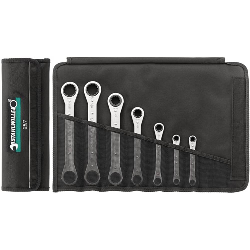 Stahlwille 96415601 25A/7 N Dubbele ringsleutelratelset