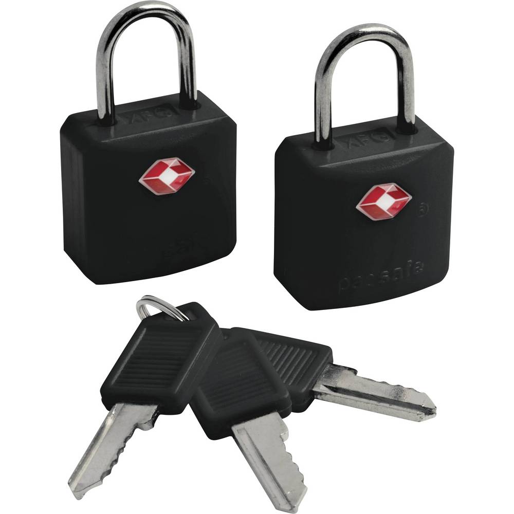 Pacsafe 10210100 Hangslot 2.5 cm Zwart