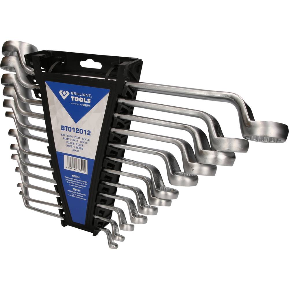 Brilliant Tools BT012012 BT012012 Dubbele ringsleutelset Sleutelbreedte (metrisch) 6 - 32 mm