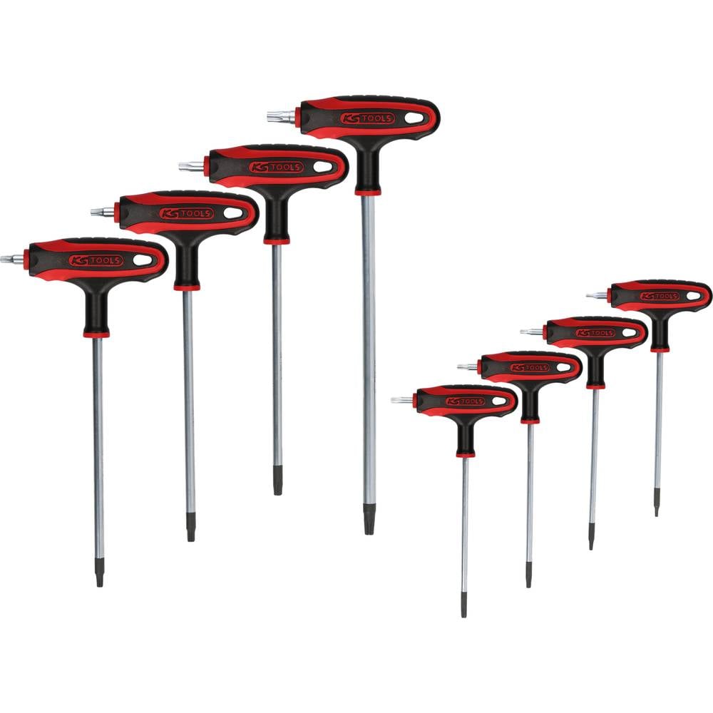 KS Tools 151.8165 TX Haakse schroevendraaierset 2, 2.5, 3, 4, 5, 6, 8, 10 8-delig