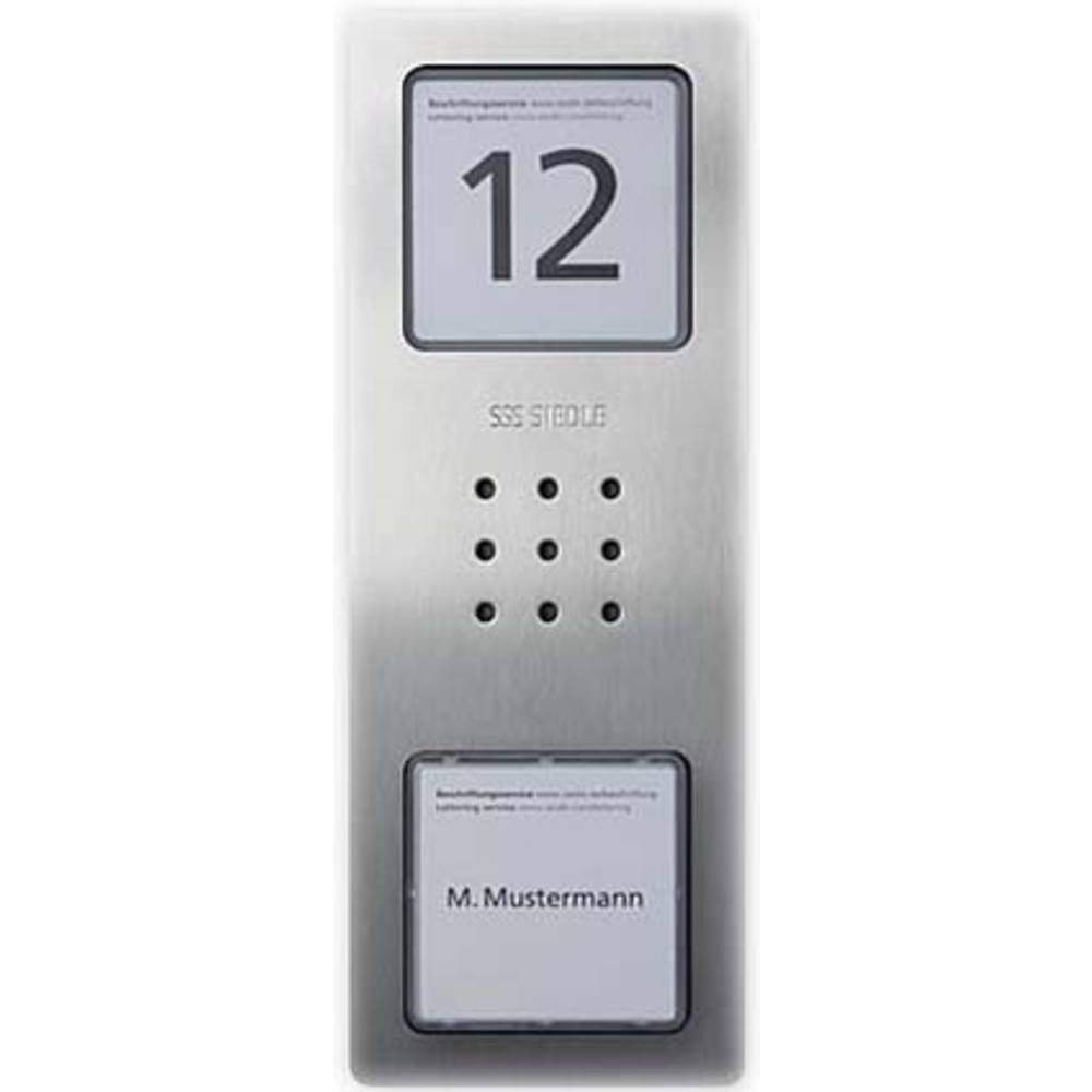 Siedle CA 850-1 E Afdekking voor, Infoveld voor Deurintercom Kabelgebonden RVS