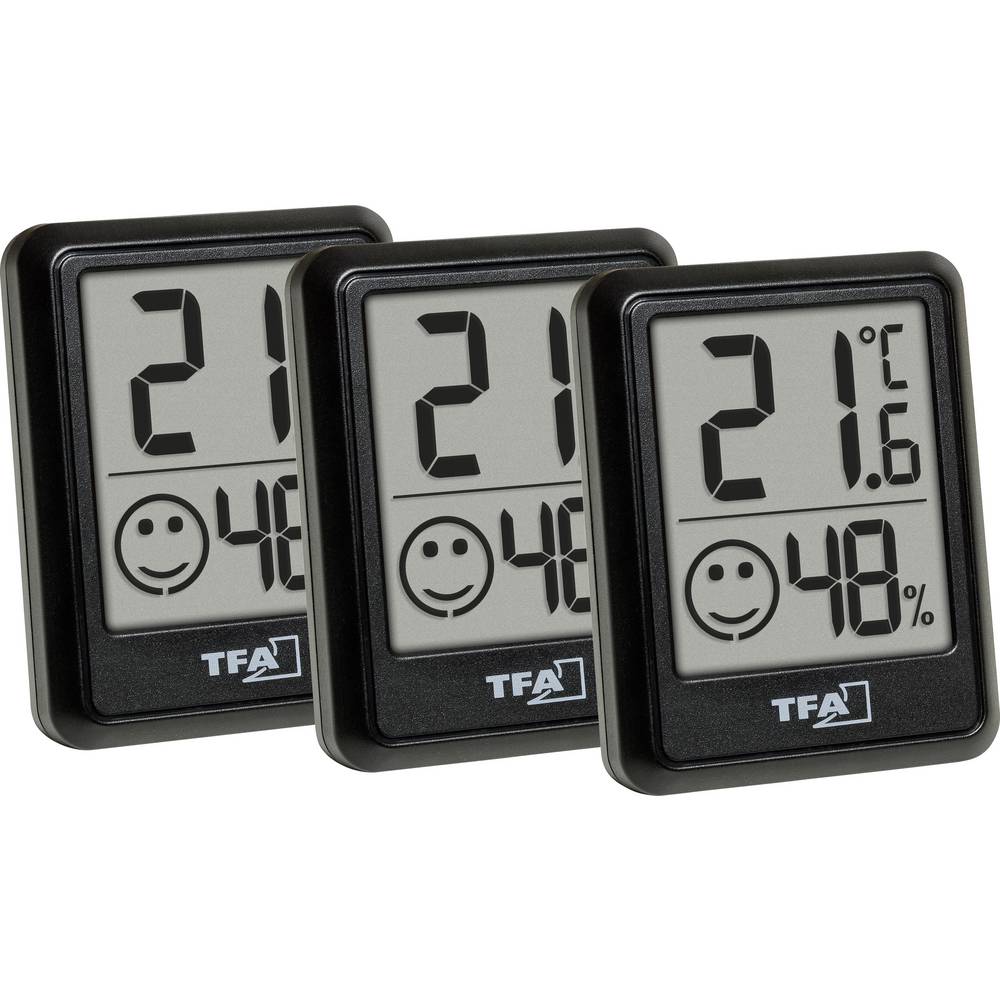 TFA Dostmann 30.5060.01.03 Hygrometer Zwart