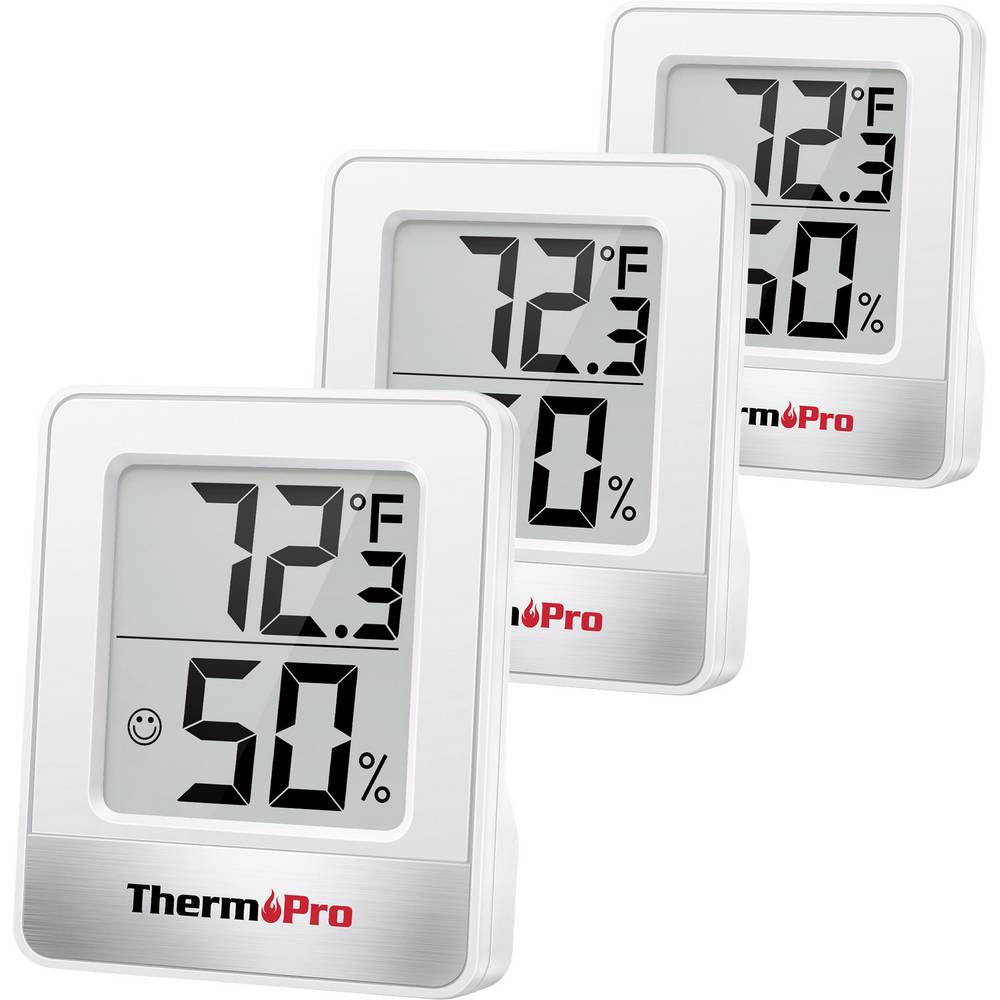 ThermPro TP49W-3 TP49W-3 Thermo- en hygrometer Wit