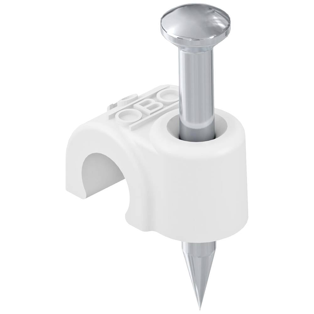 OBO Bettermann 2225417 Nagelklem Zuiver wit 100 stuk(s)